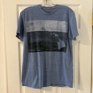 Men’s Blue Honolua Brand Hawaii Graphic T-Shirt